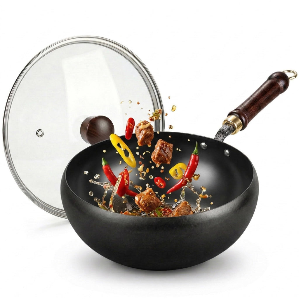 Cast Iron Skillet with Glass Lid O66494
