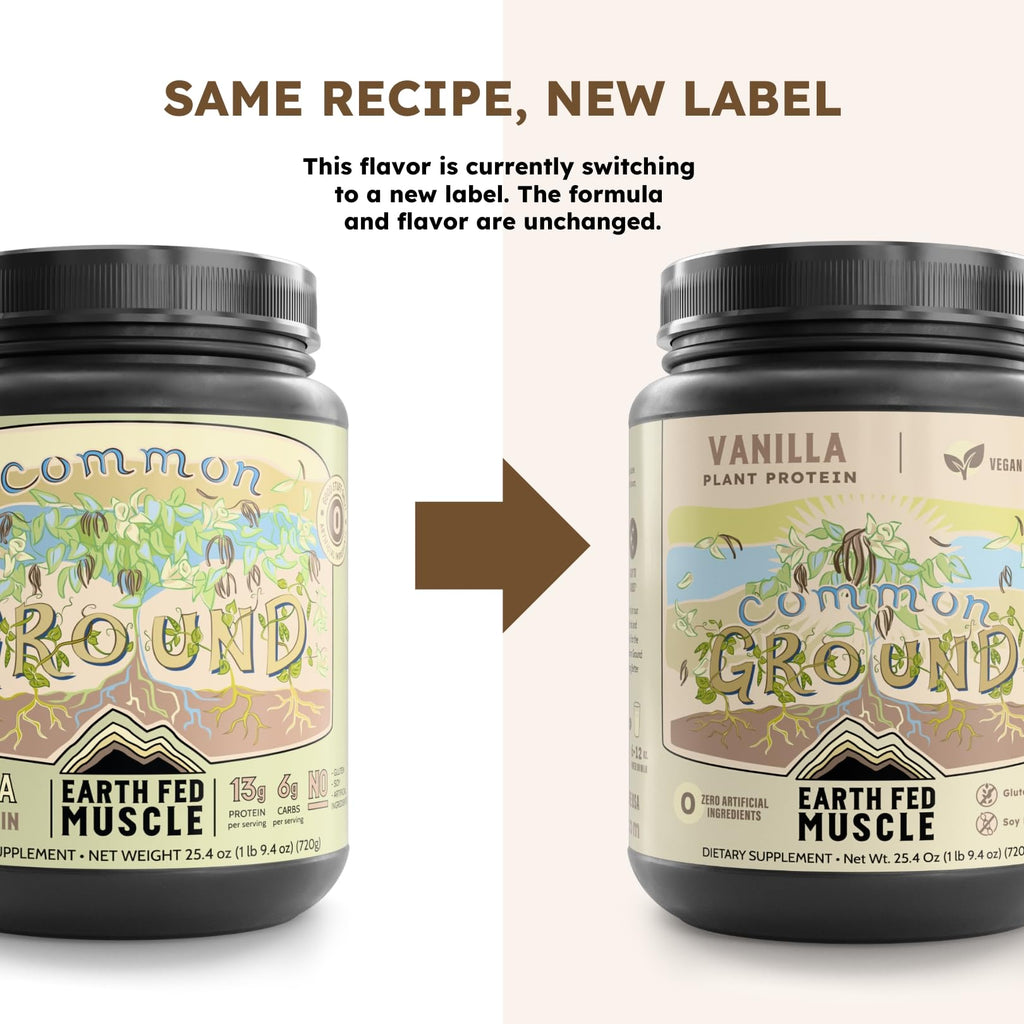 Organic Plant Protein Powder Vanilla 1.74 lb U705
