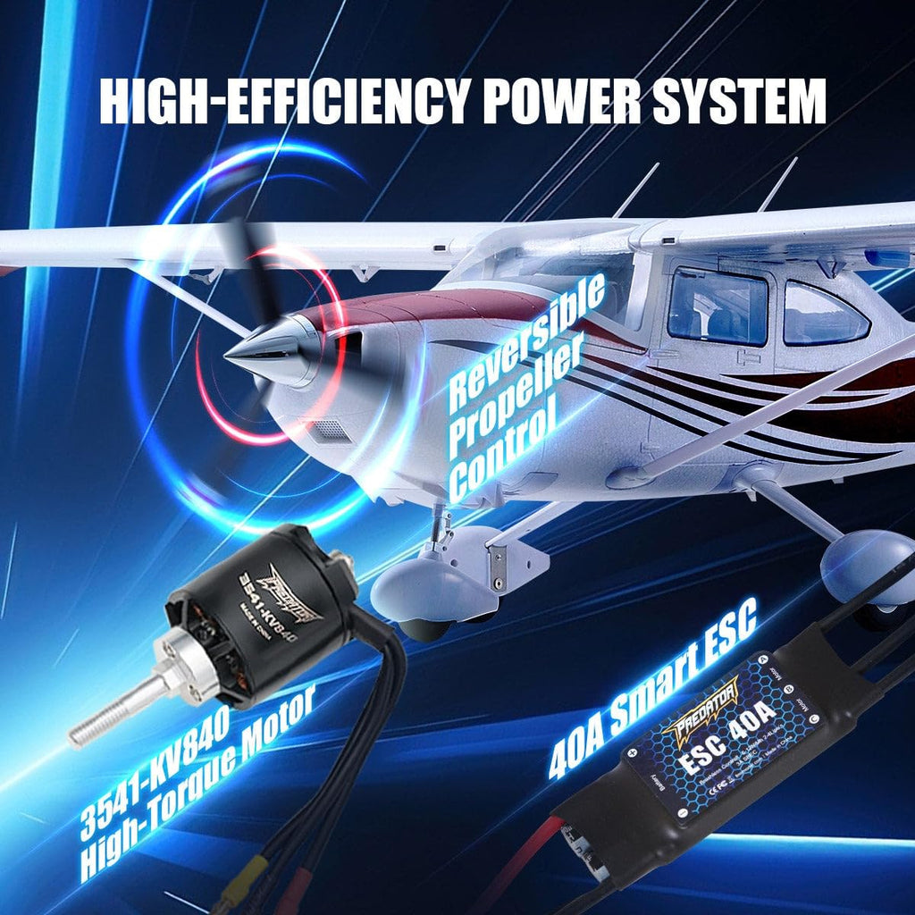 1500mm Cessna 182 Remote Control Airplane O540