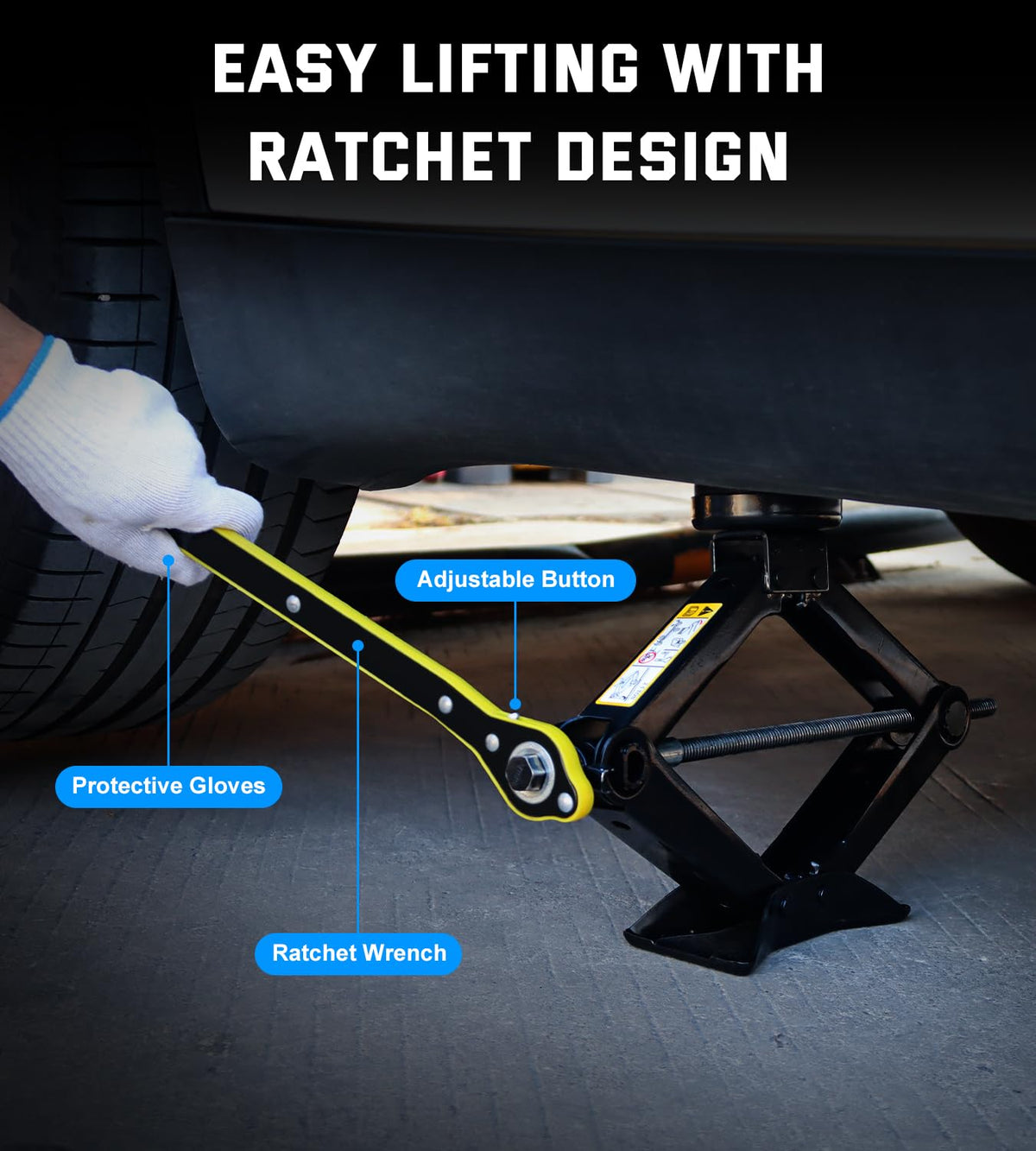 2.5 Ton Scissor Jack Kit I1015