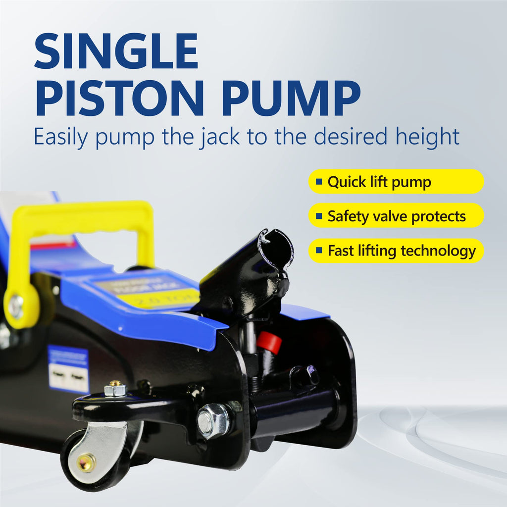 Low Profile Steel Floor Jack, 4000 lb X2673