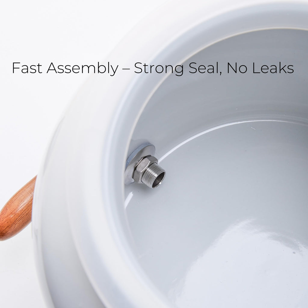 Ceramic Water Dispenser with Stainless Steel Faucet B6009