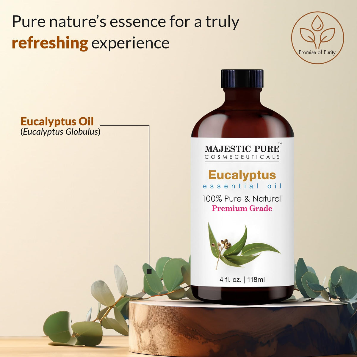 Eucalyptus and Frankincense Essential Oil 4 Fl Oz J490