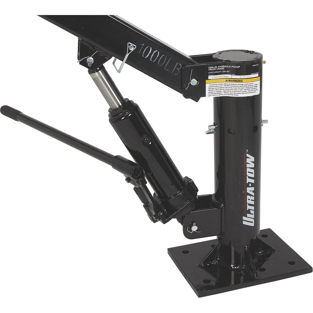 Hydraulic Pickup Truck Crane 1000-Lb. Capacity N134