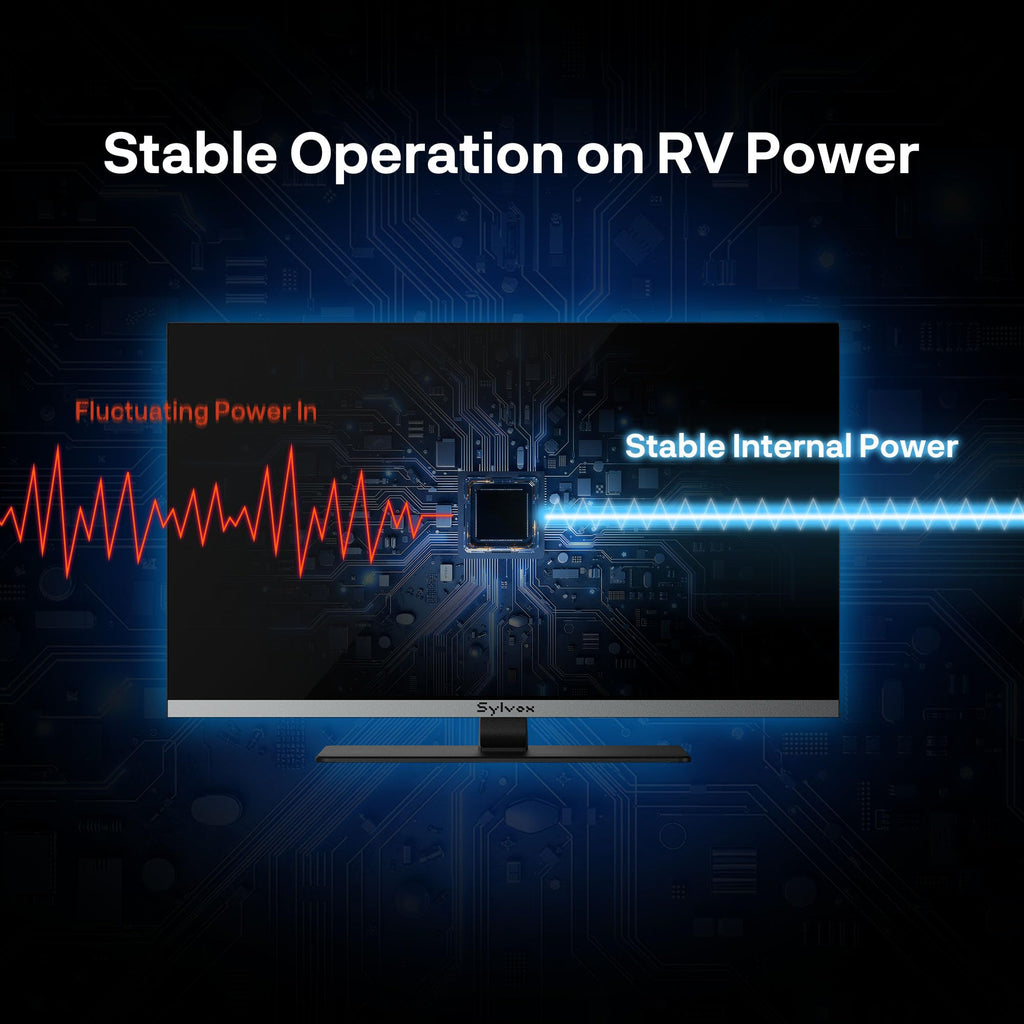 32" 12V/24V Smart RV TV with Built-in DVD Player W603100