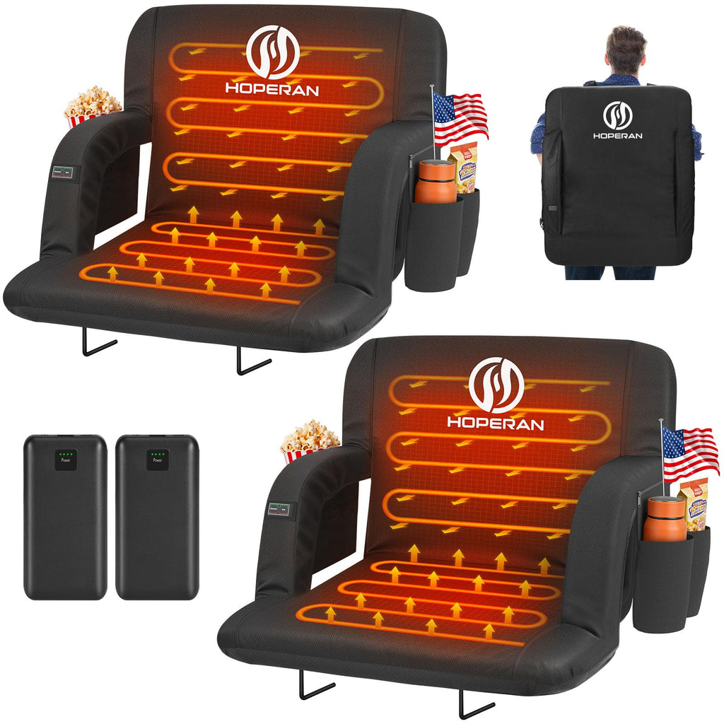 Heated Stadium Seats for Bleachers with Power Bank O8283