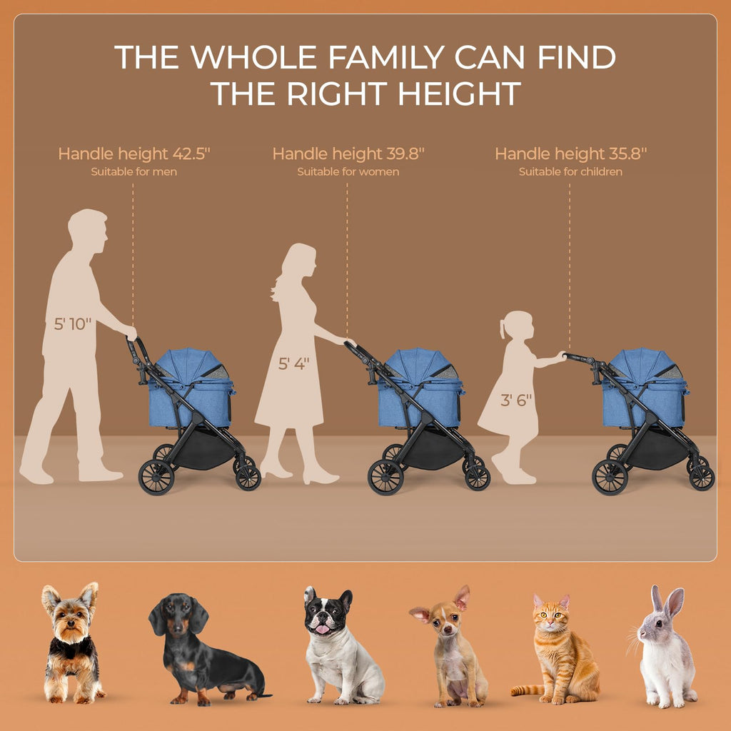 Foldable Dog Stroller Y9739