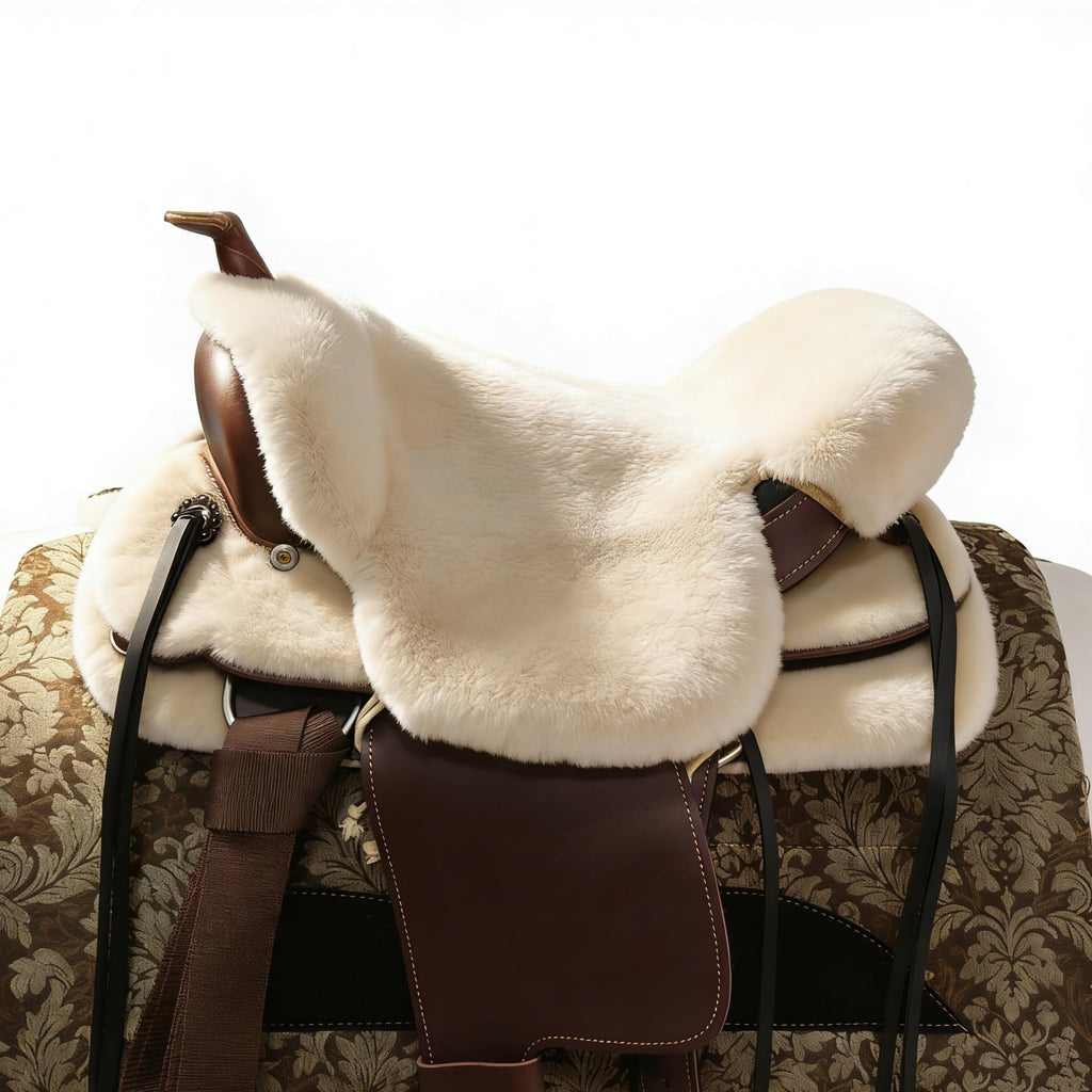 Sheepskin Saddle Seat Cover L939