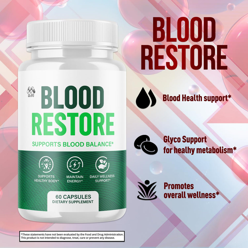 2 Pack Blood Restore Capsules 120 Capsules P794