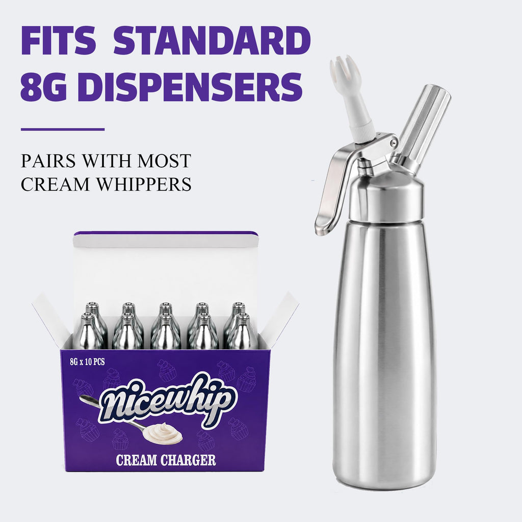 Whipped Cream Charger 10-Pack Food Grade M509