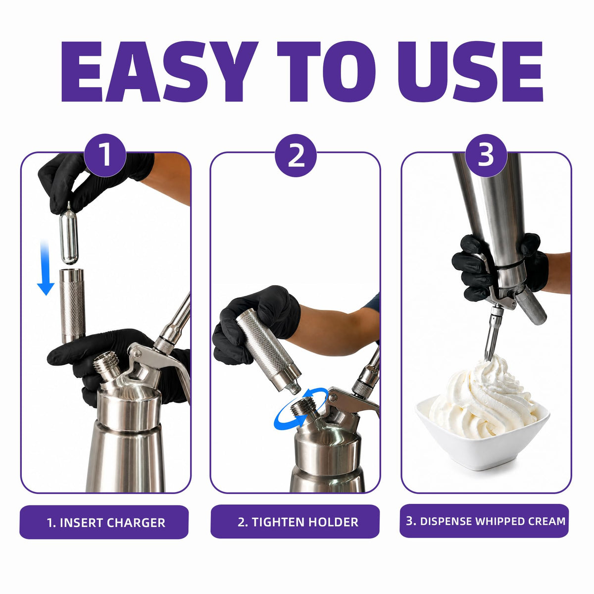 Whipped Cream Charger 10-Pack Food Grade M509