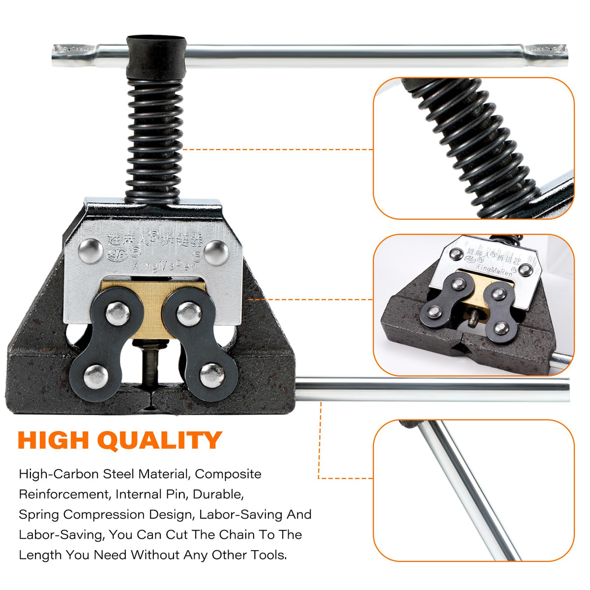 Roller Chain Detacher Tool for 420 428 520 525 530 630 Chain O823