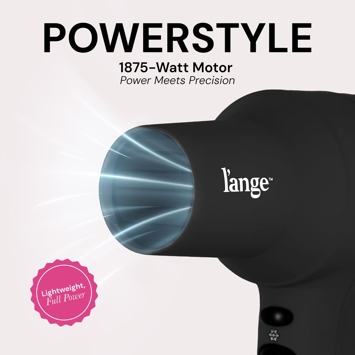 1875 Watt Ionic Hair Dryer with Diffuser & Concentrator, Black H61657