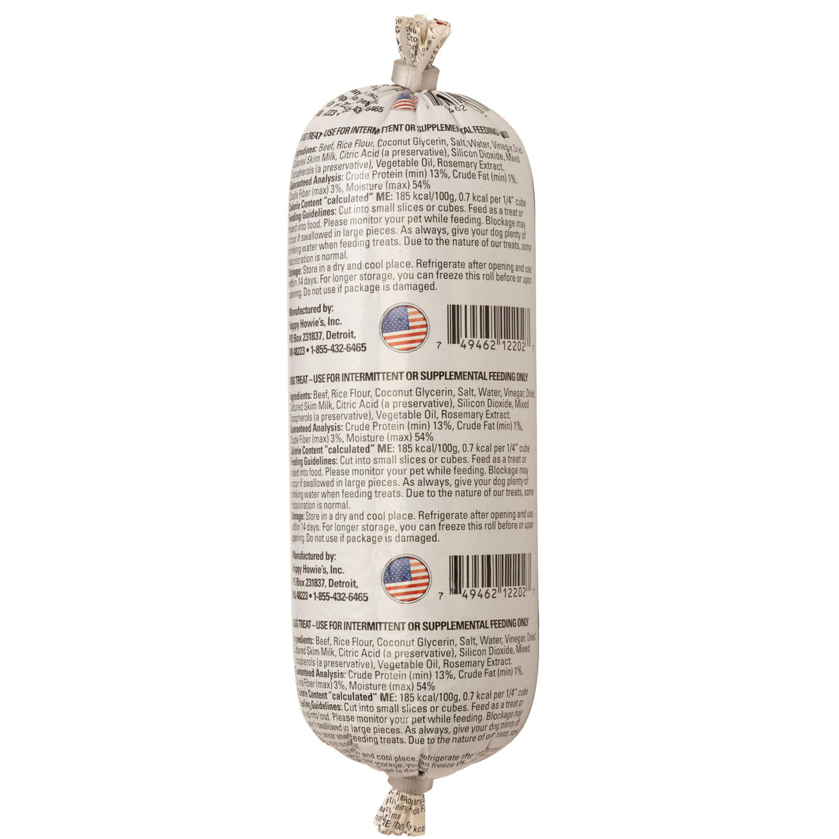 Beef Soft Meat Roll Treat 12 Oz (Pack of 4) V7766