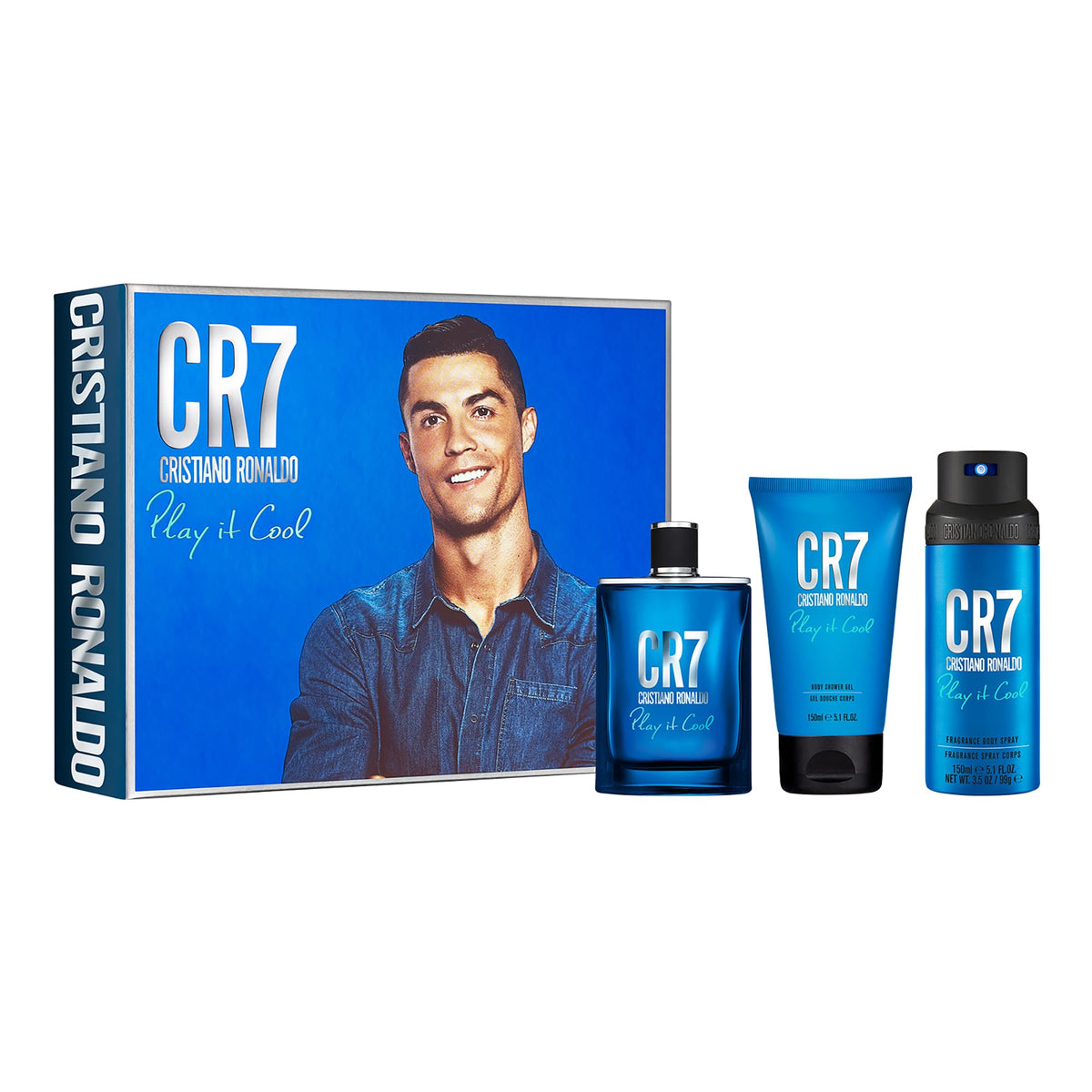 3 Pc Gift Set 3.4oz EDT Spray, 5.1oz Shower Gel, 4.1oz Body Spray Q260094