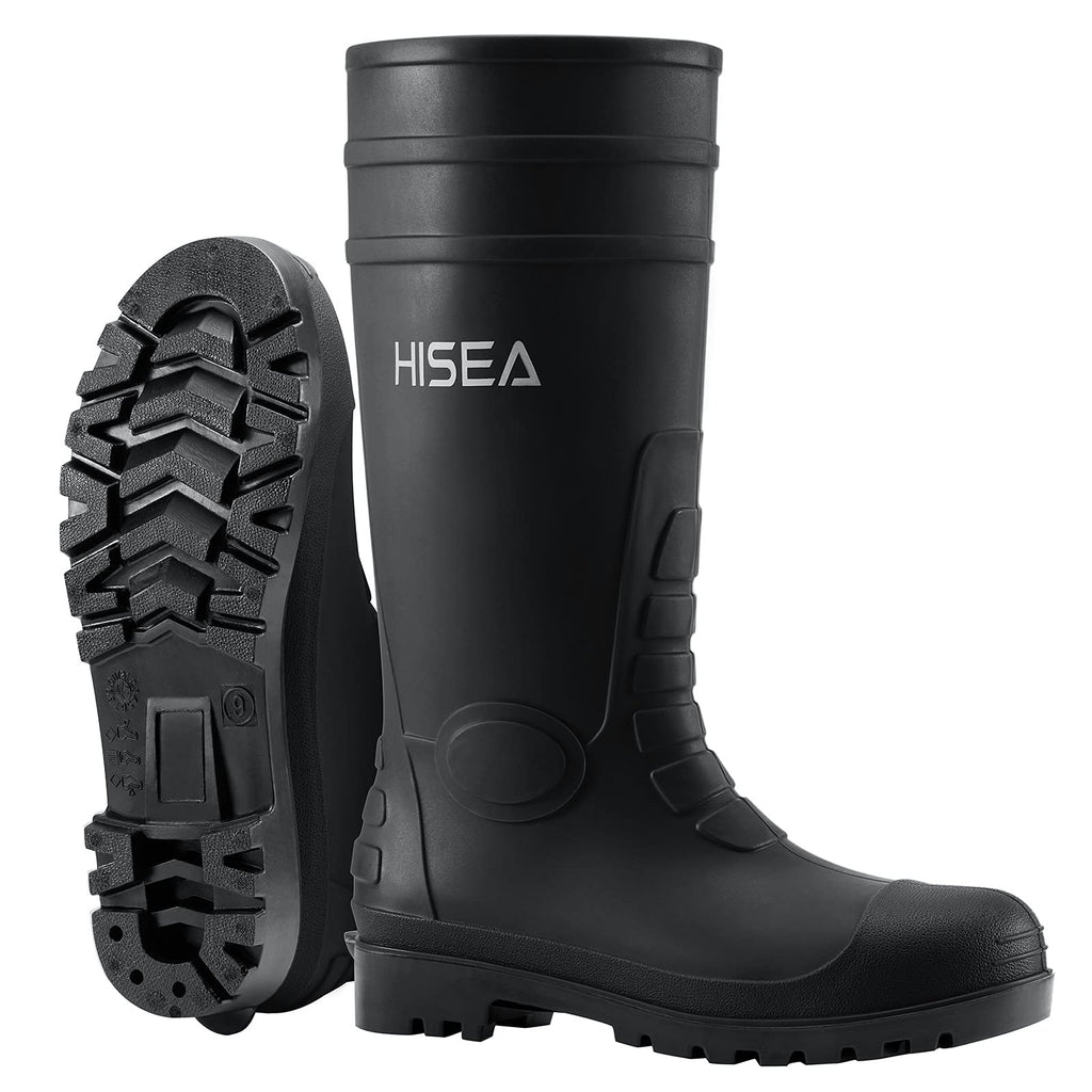 Men's Steel-Toe Waterproof Rubber Rain Boots R620