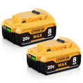 8.0Ah 2-Pack Rechargeable Replacement Battery T194982