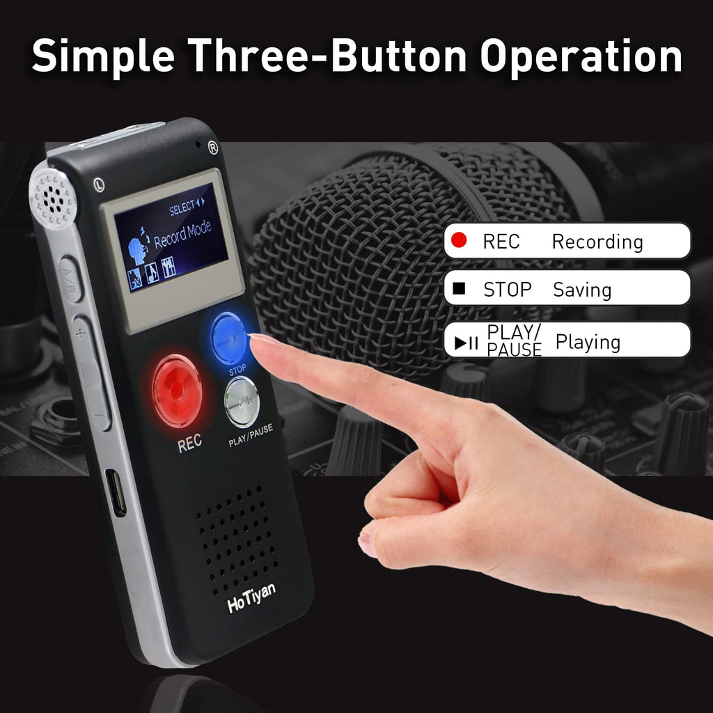 8GB Voice Activated Digital Audio Recorder A798