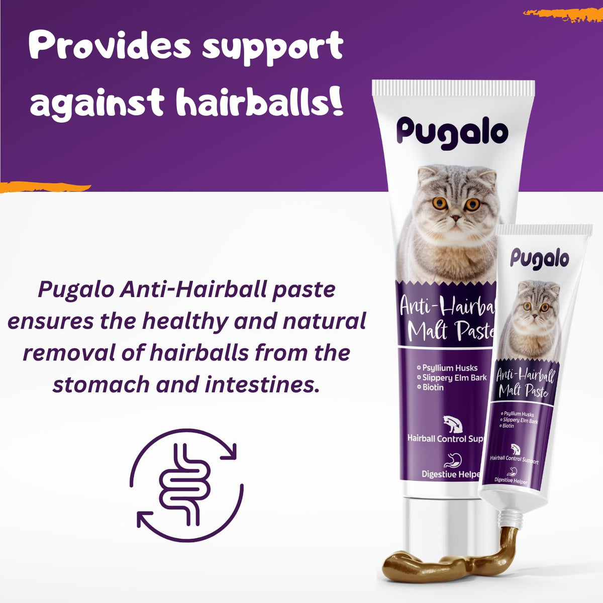 Cat Hairball Remedy Gel 100ml Malt Paste N489