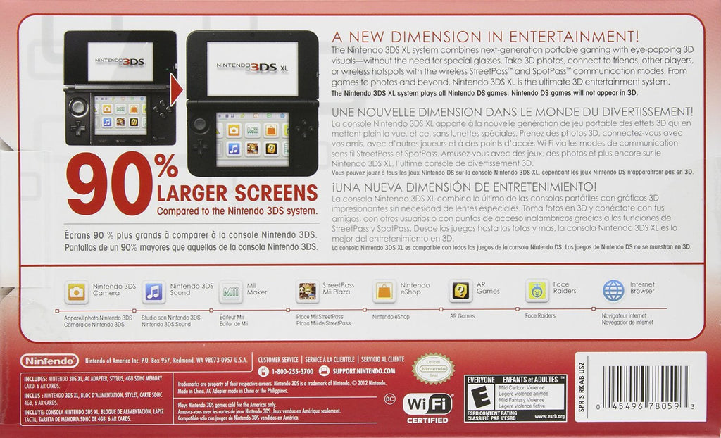 Red/Black Handheld Console Z63461
