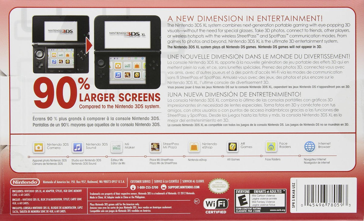 Red/Black Handheld Console Z63461