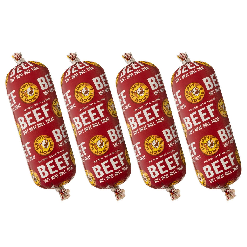 Beef Soft Meat Roll Treat 12 Oz (Pack of 4) V7766