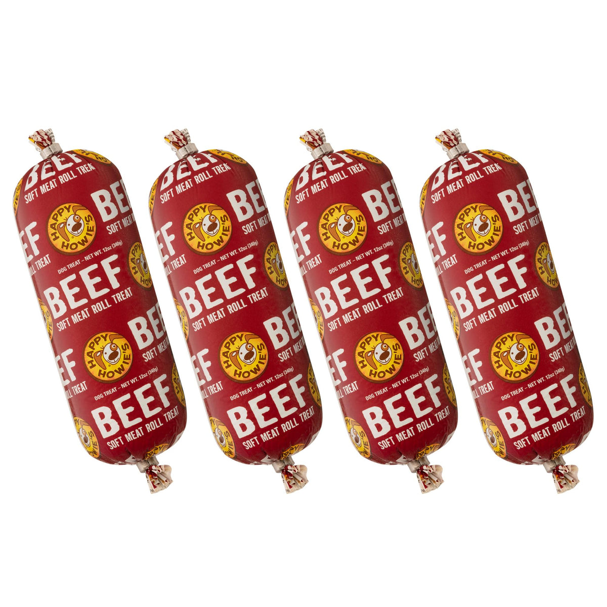 Beef Soft Meat Roll Treat 12 Oz (Pack of 4) V7766