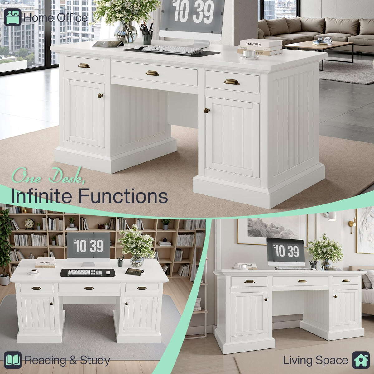 68" Executive Desk M250