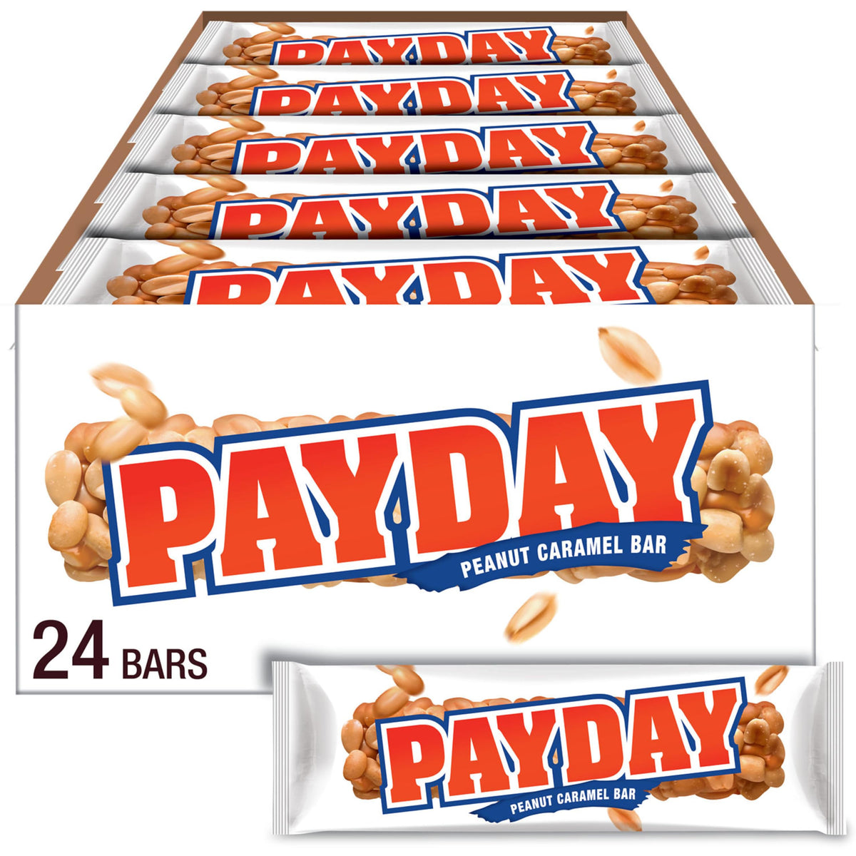 Peanut Caramel Candy Bars 1.85 oz 24 ct R38413