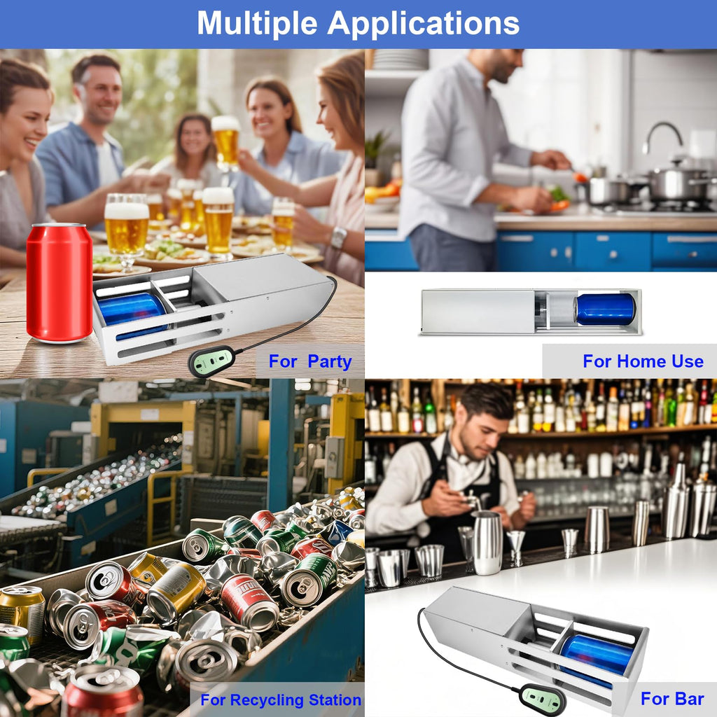 Electric Can Crusher with Button Controller A8588