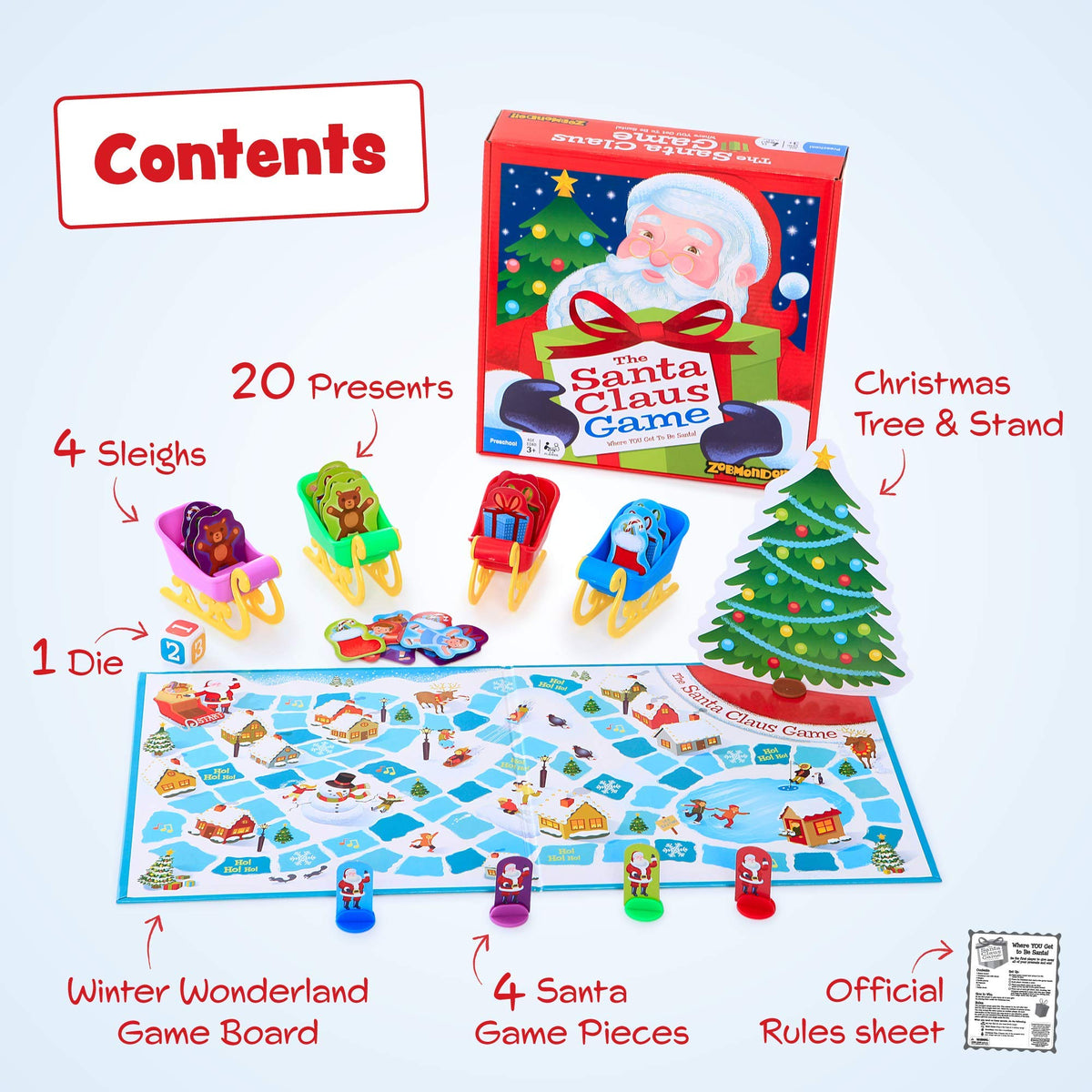 Santa Claus Christmas Board Game G208331