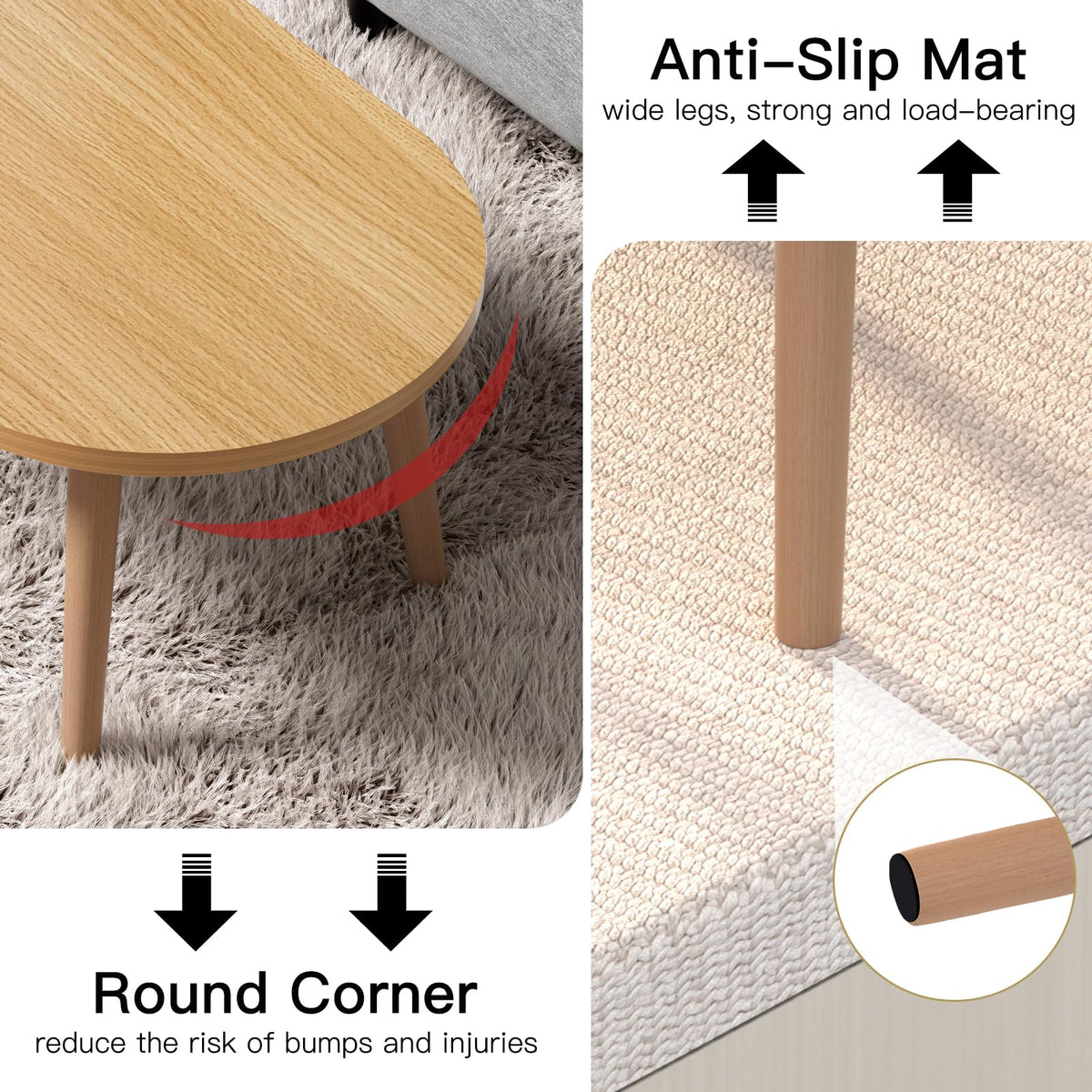 Small Oval Coffee Table Q957