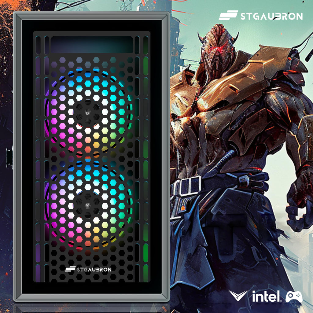 Gaming PC Bundle with 24Inch FHD LED Monitor, Intel Core i5, 16G RAM, 512G SSD I760639