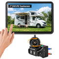 Magnetic Wireless Solar Backup Camera with 7" 1080P Touchscreen Monitor K502