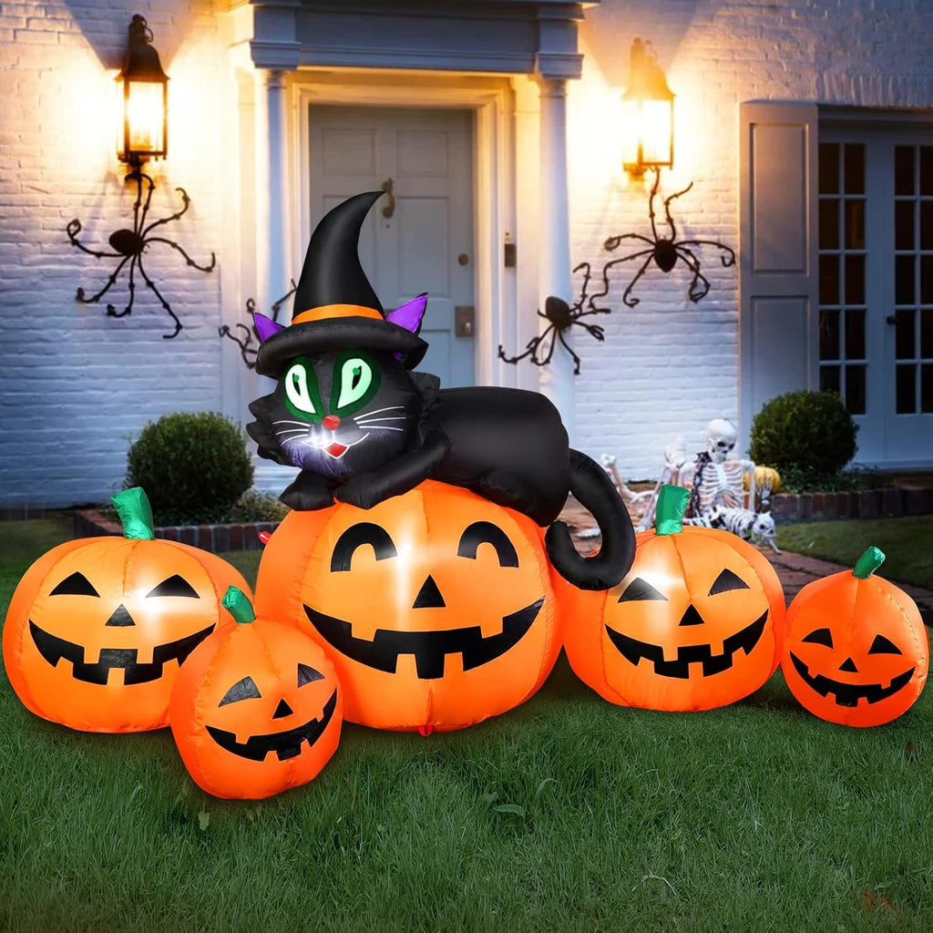 5FT Lighted Inflatable Pumpkin Outdoor Decoration L20680
