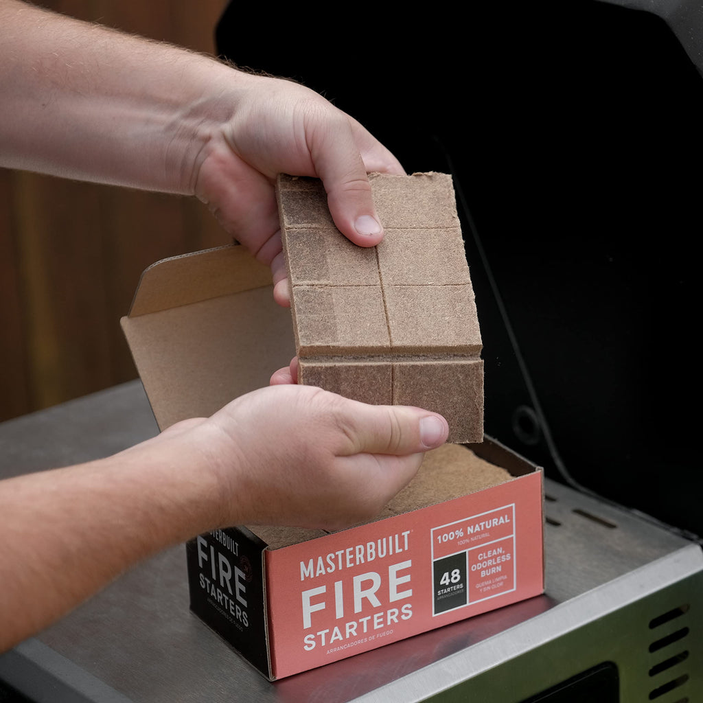 16 lb Lump Charcoal + 48 Fire Starters Bundle E3819
