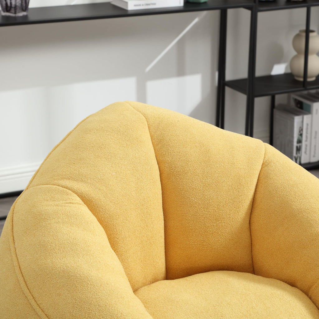 Microfiber Bean Bag Chair with Footrest N4627