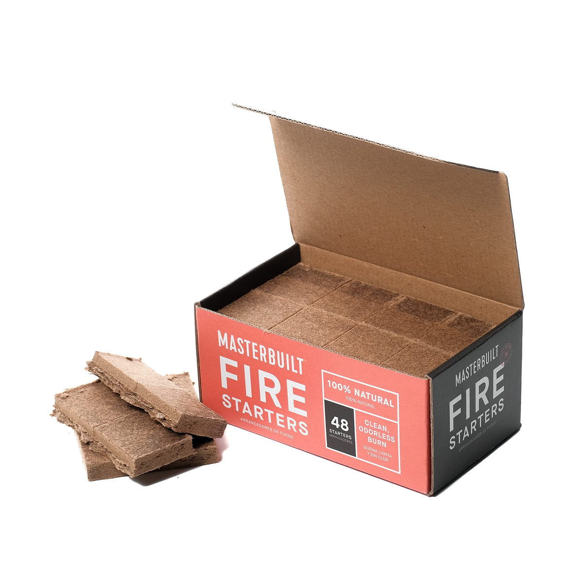 16 lb Lump Charcoal + 48 Fire Starters Bundle E3819