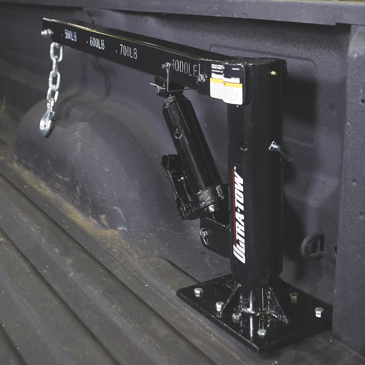 Hydraulic Pickup Truck Crane 1000-Lb. Capacity N134