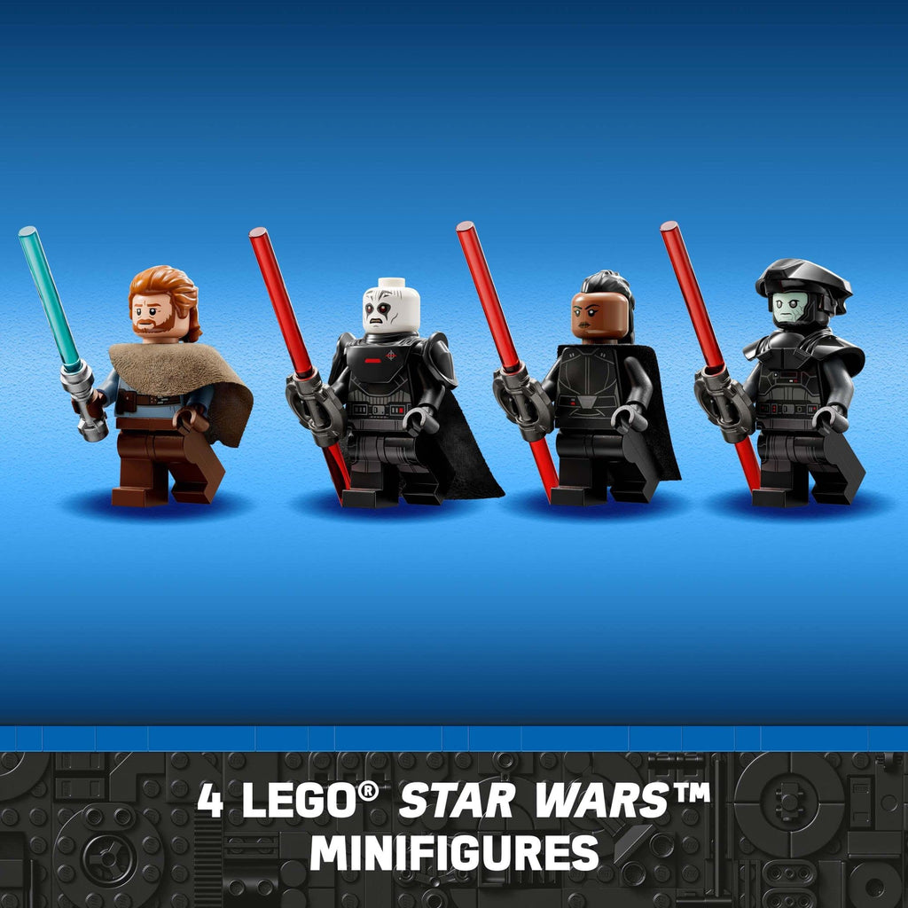 Buildable Toy Starship with Blue and Double-Bladed Red Lightsabers I193145