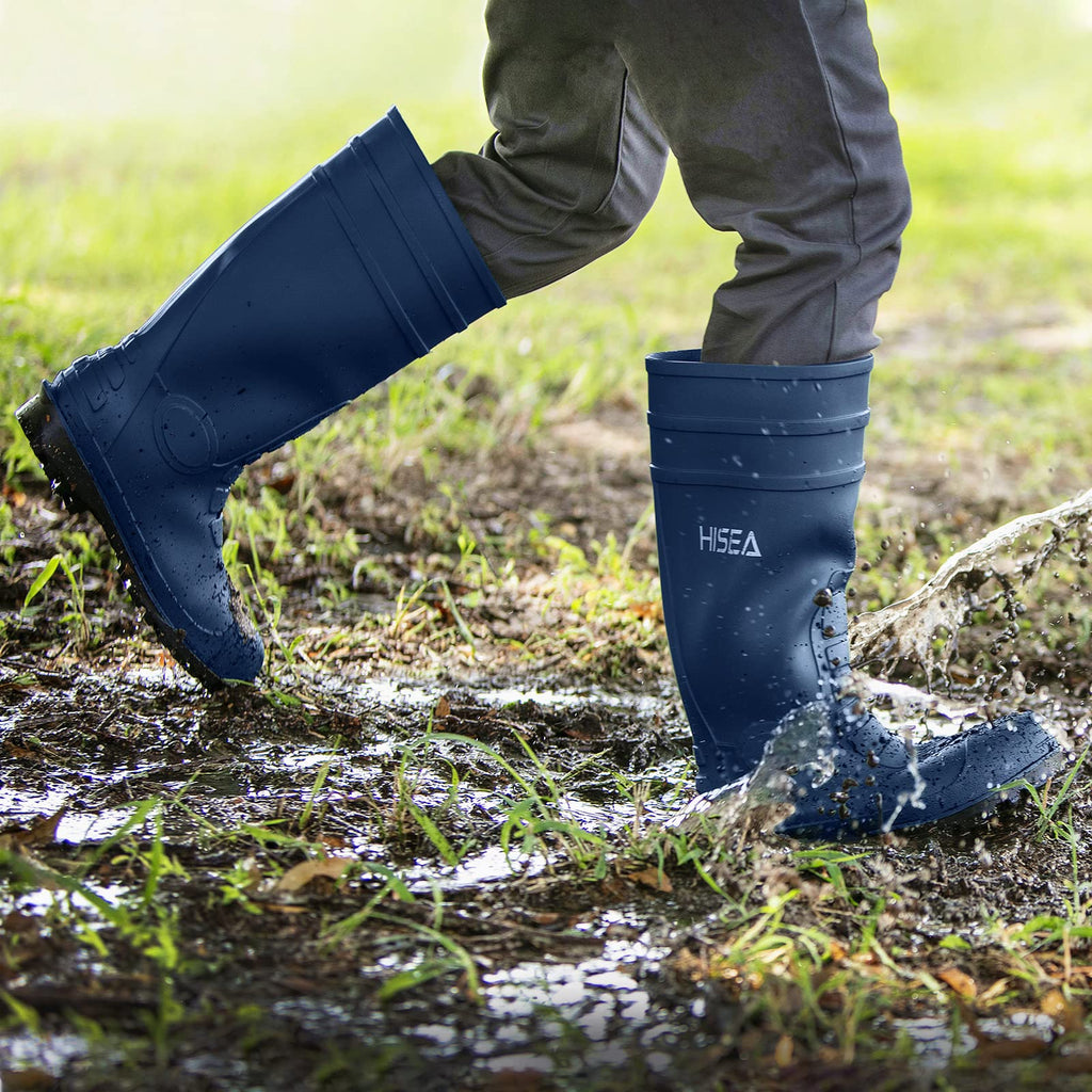 Men's Steel-Toe Waterproof Rubber Rain Boots R620