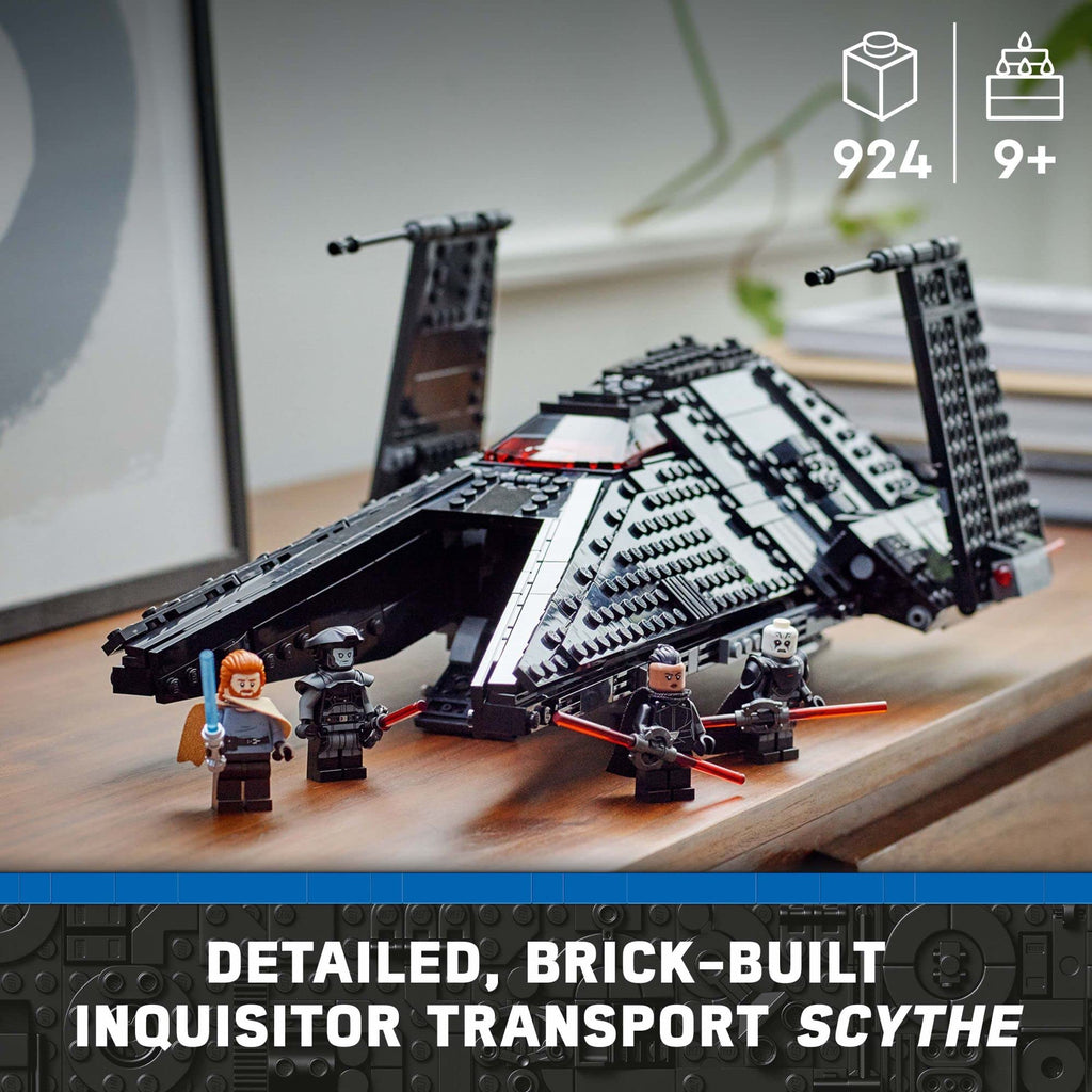 Buildable Toy Starship with Blue and Double-Bladed Red Lightsabers I193145