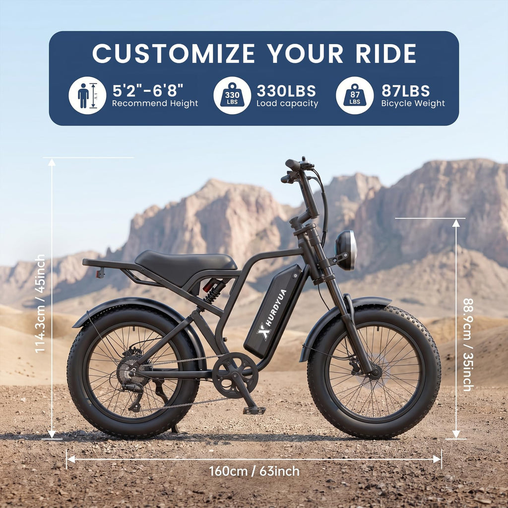 1500W Electric Bike with 48V 15Ah Removable Battery N41056