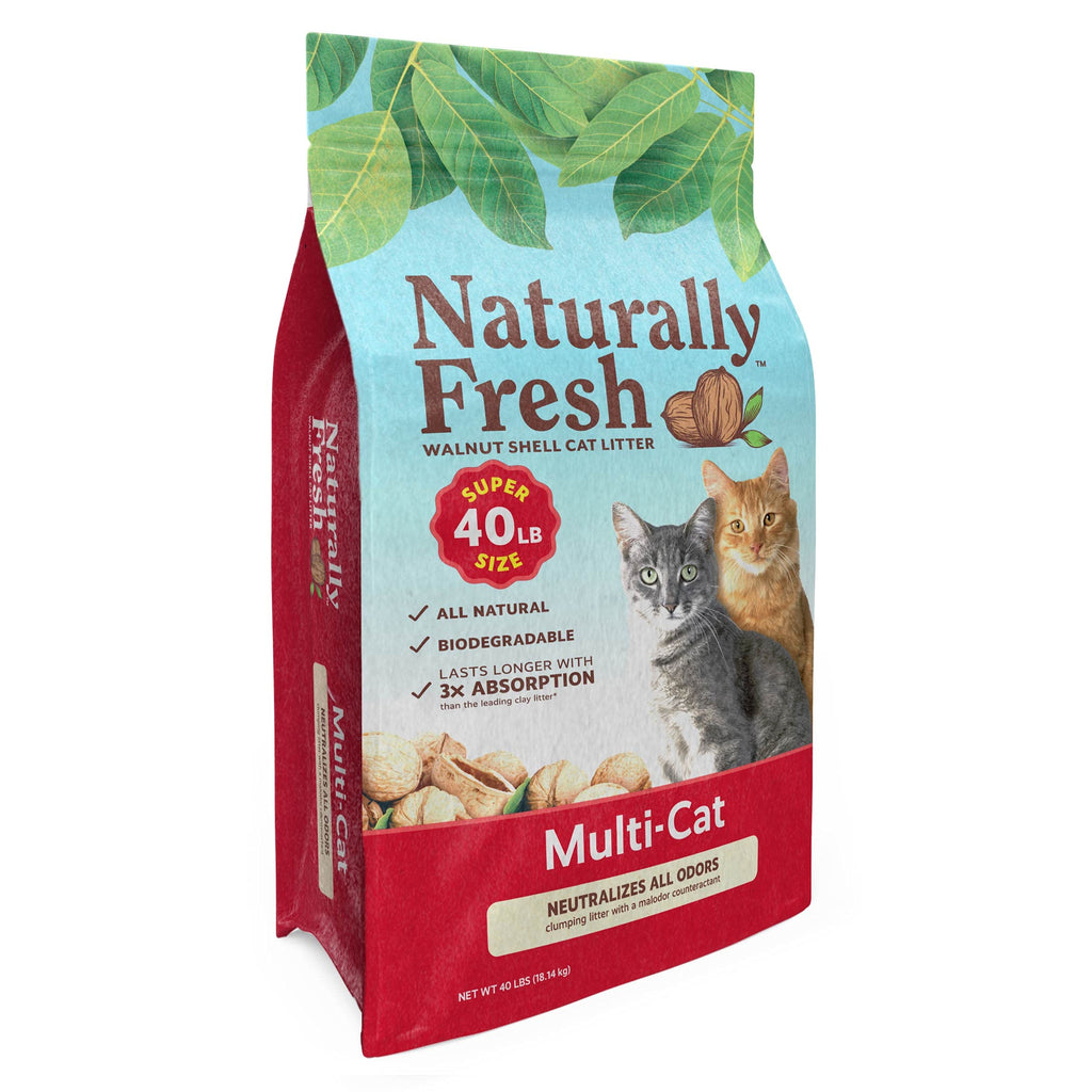 Unscented Walnut Shell Cat Litter 40 Lbs R32947