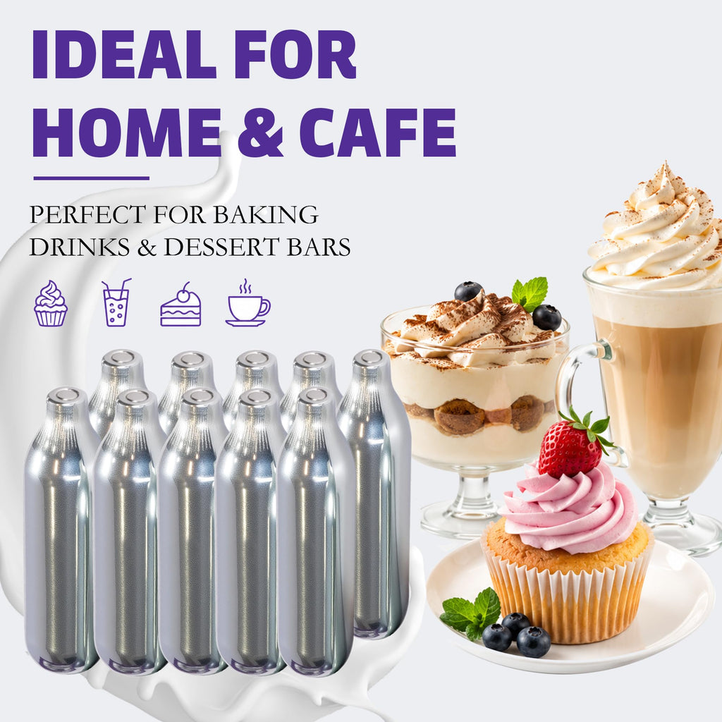 Whipped Cream Charger 10-Pack Food Grade M509