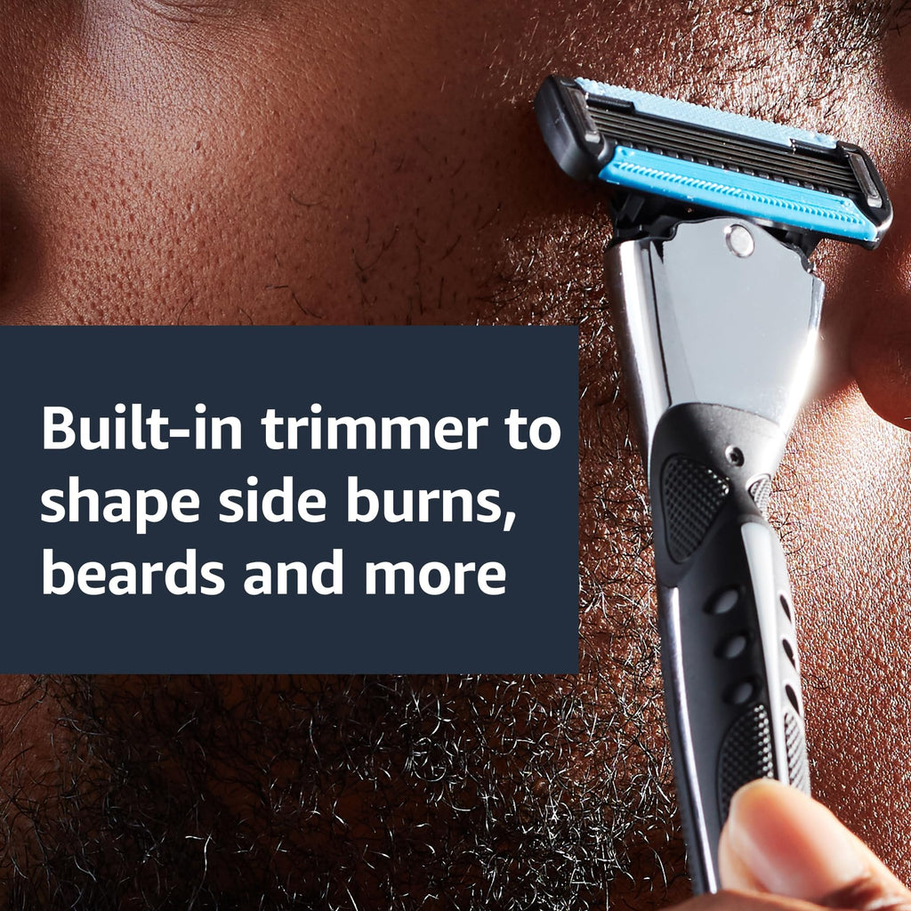 5-Blade Razor with Beard Trimmer and 2 Cartridges M485