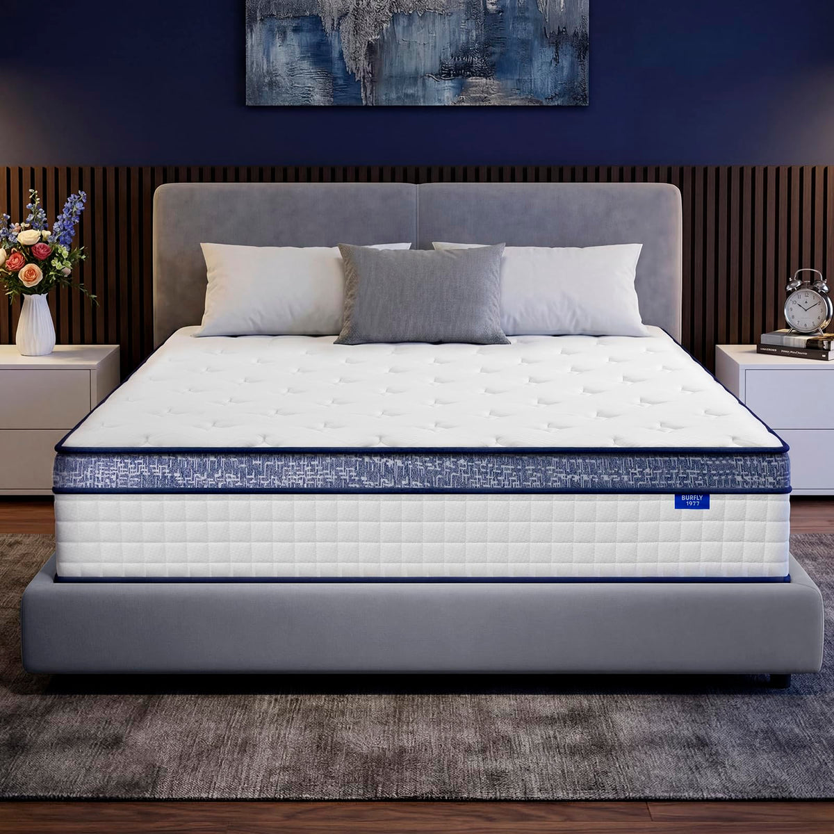 Queen Size 12 Inch Hybrid Memory Foam Mattress G47857