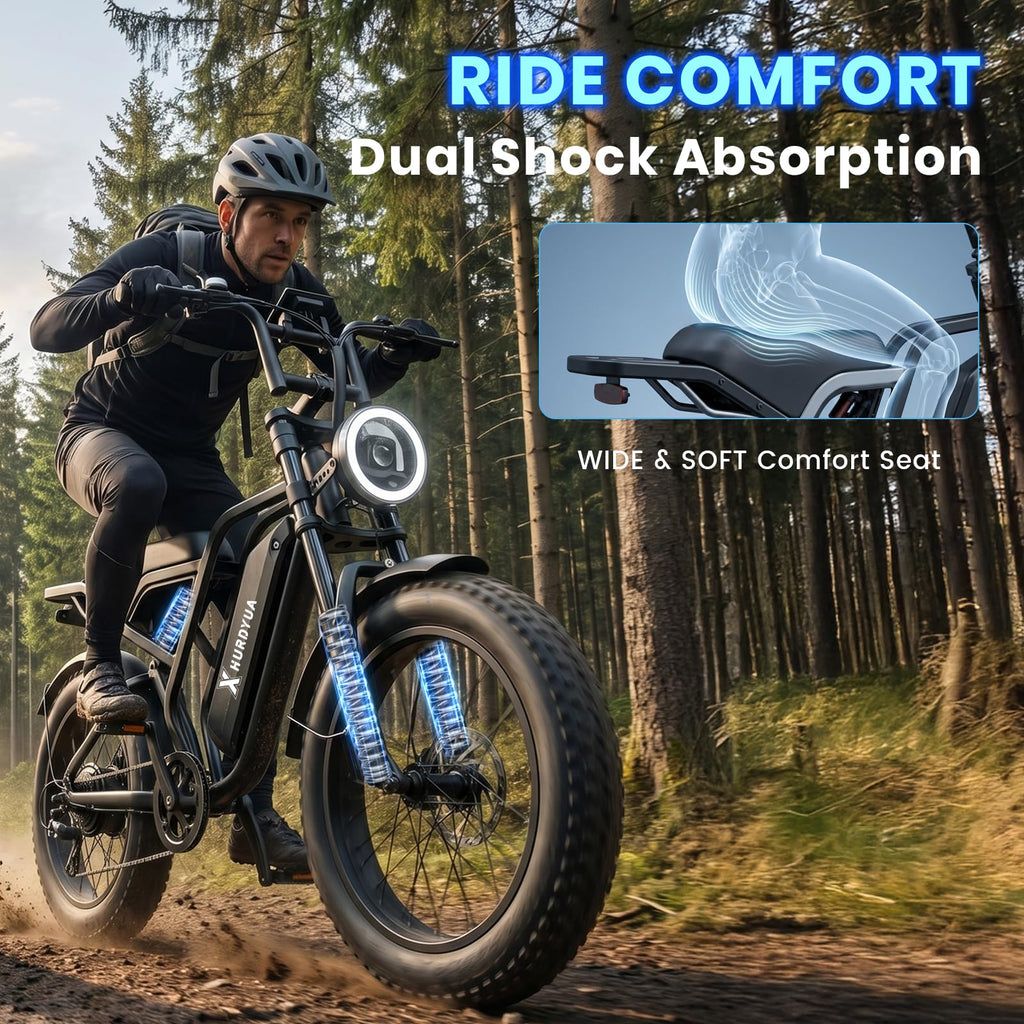 1500W Electric Bike with 48V 15Ah Removable Battery N41056