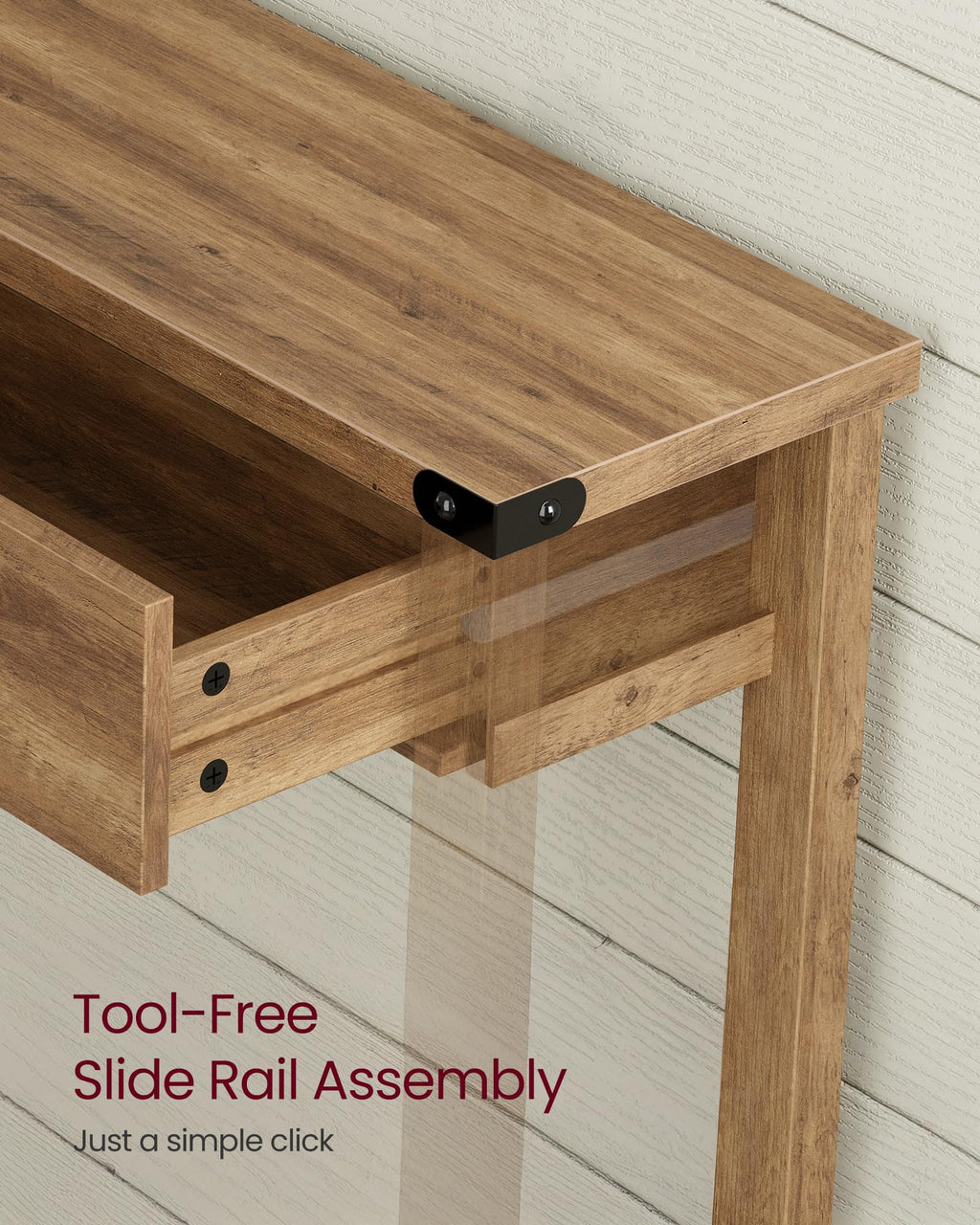 Narrow Console Table with 3 Drawers B2463