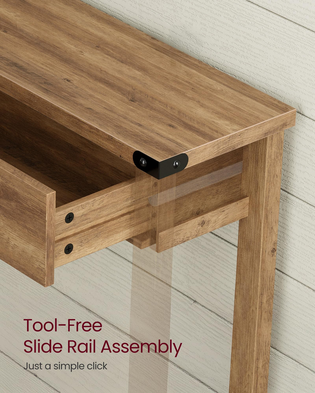 Narrow Console Table with 3 Drawers B2463